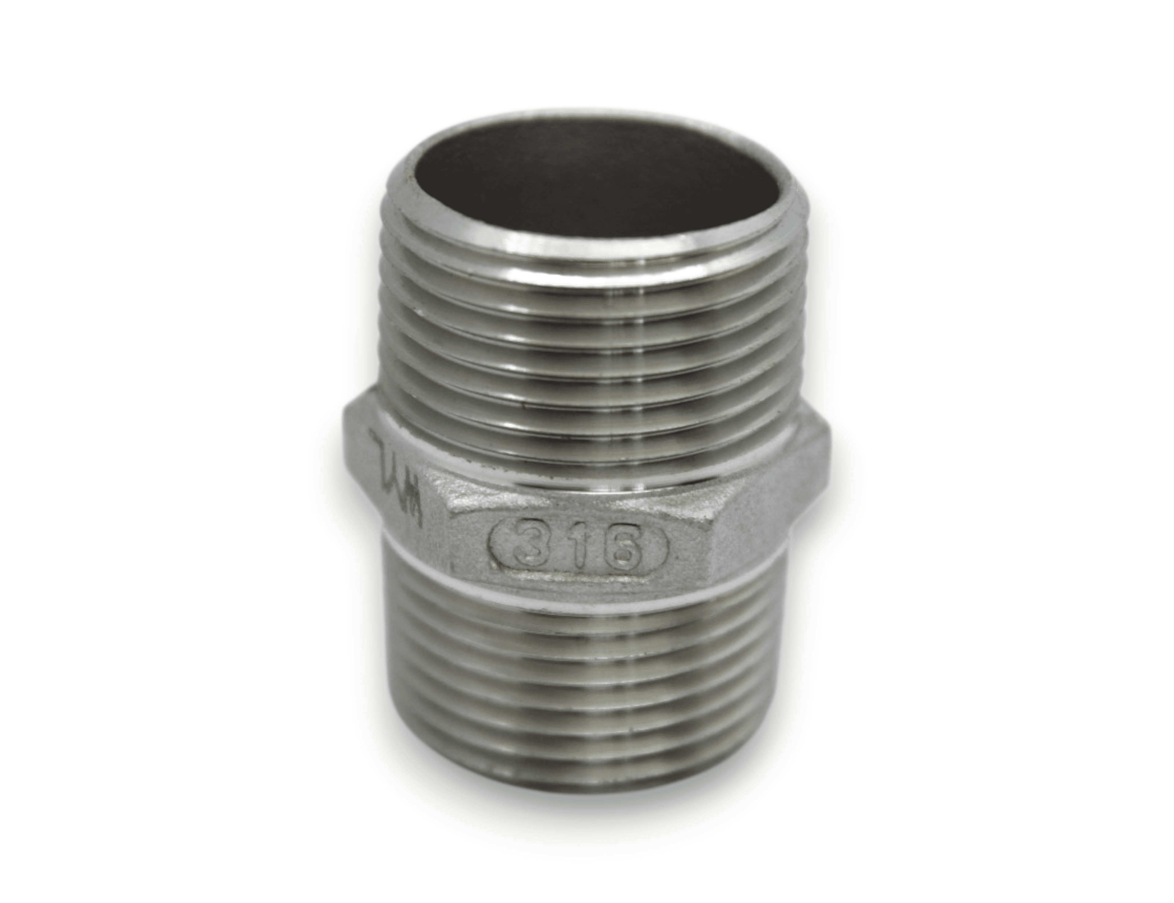 NIPLE TUERCA INOXIDABLE